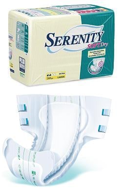Pannoloni Serenity Soft Dry A Mutandina Traspirante Assorbenza Extra Taglia  L 30 Pezzi