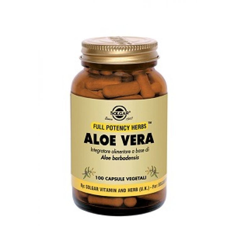 Aloe Vera Solgar 100 capsule vegetali