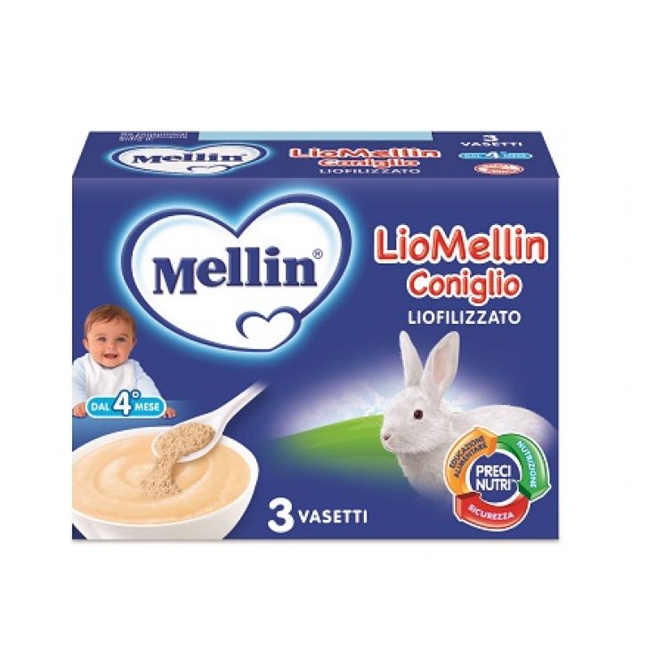Liomellin Coniglio Liofilizzato 3 Vasetti Da 10G