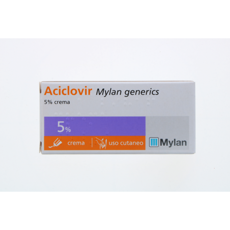 Aciclovir Mylan Crema 5% 