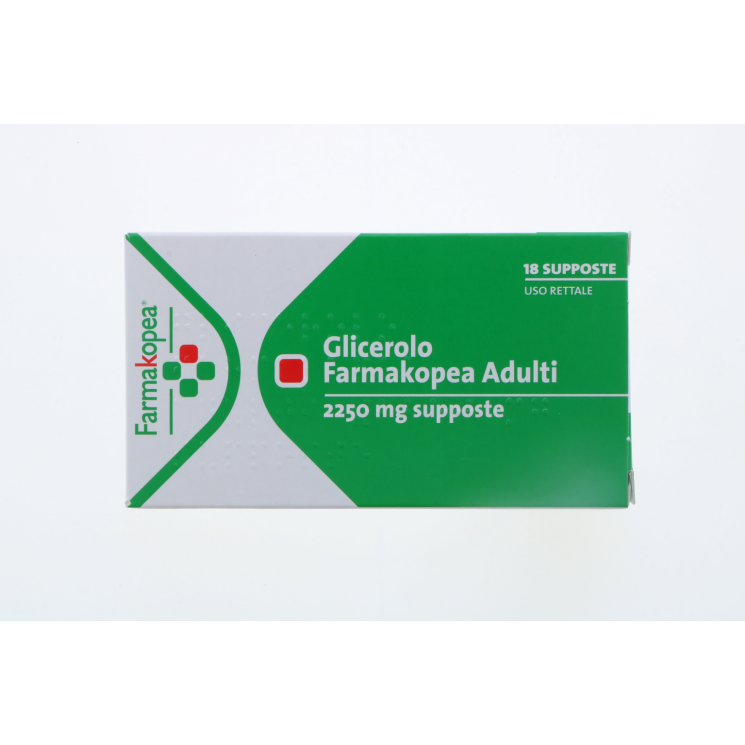 Glicerolo Farmakopea 18 Supposte Adulti 2250mg