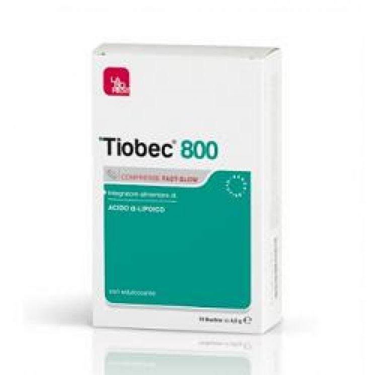 Tiobec 800 20 Compresse Acido Alfa-Lipoico Invecchiamento 931771289