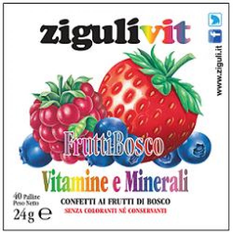Zigulìvit Fruttibosco 40 confetti