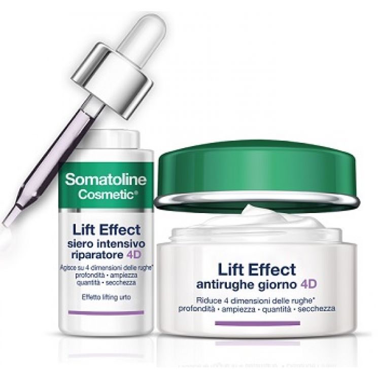 Somatoline Cosmetic Lift Effect Siero Intensivo Riparatore 4D + Lift Effect Antirughe Giorno 4D