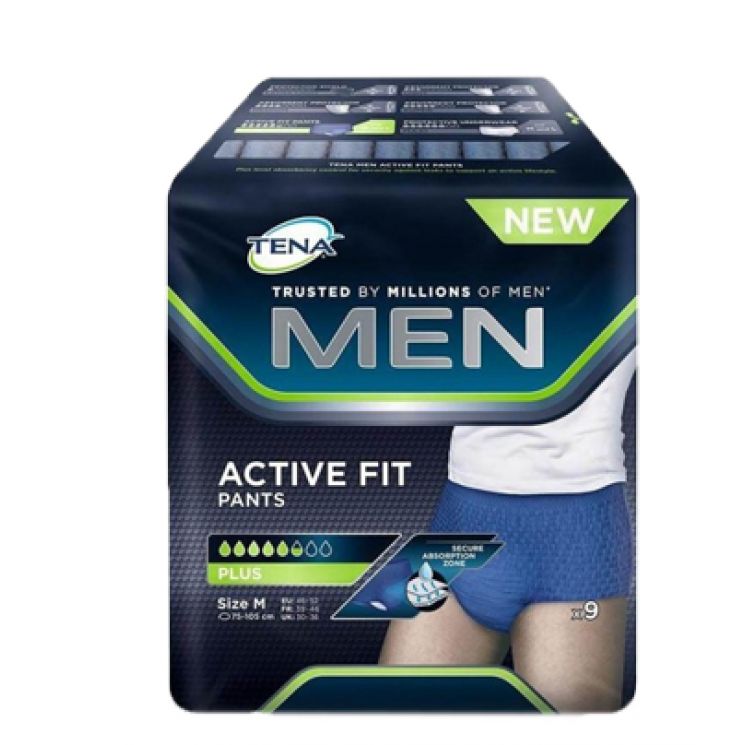 Tena Men Pants Active Fit Misura M 9 Pezzi