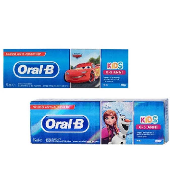 Oral-B Dentifricio Kids CarsandFrozen 0-5 Anni 75ml 1 pezzo