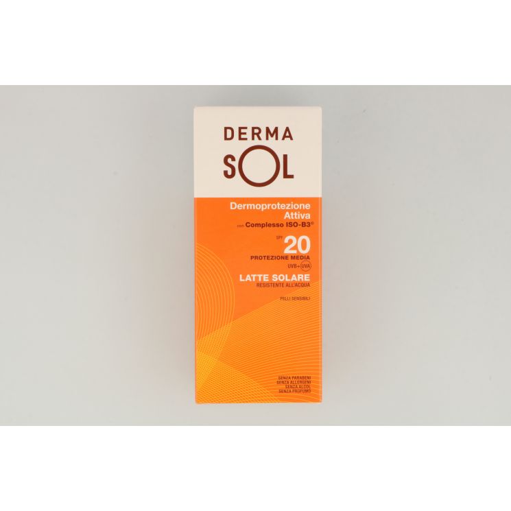 Dermasol Latte Solare Protezione Media Spf20 150ml