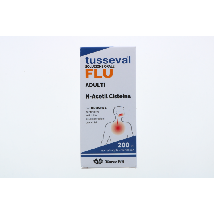 Tusseval Flu Soluzione Orale Adulti 200ml