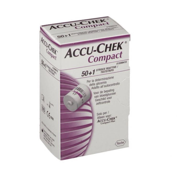 Accu-Chek Compact 50+1 Strisce