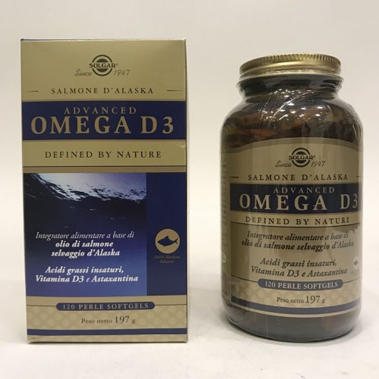 Advanced Omega D3 Solgar 120 Perle Softgels