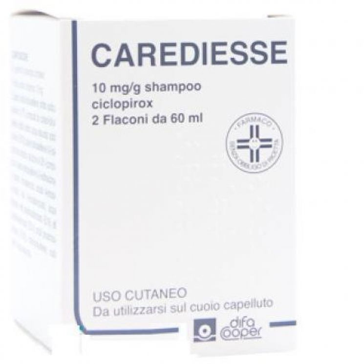 Carediesse Shampoo 2 Flaconi 60ml 10mg/g