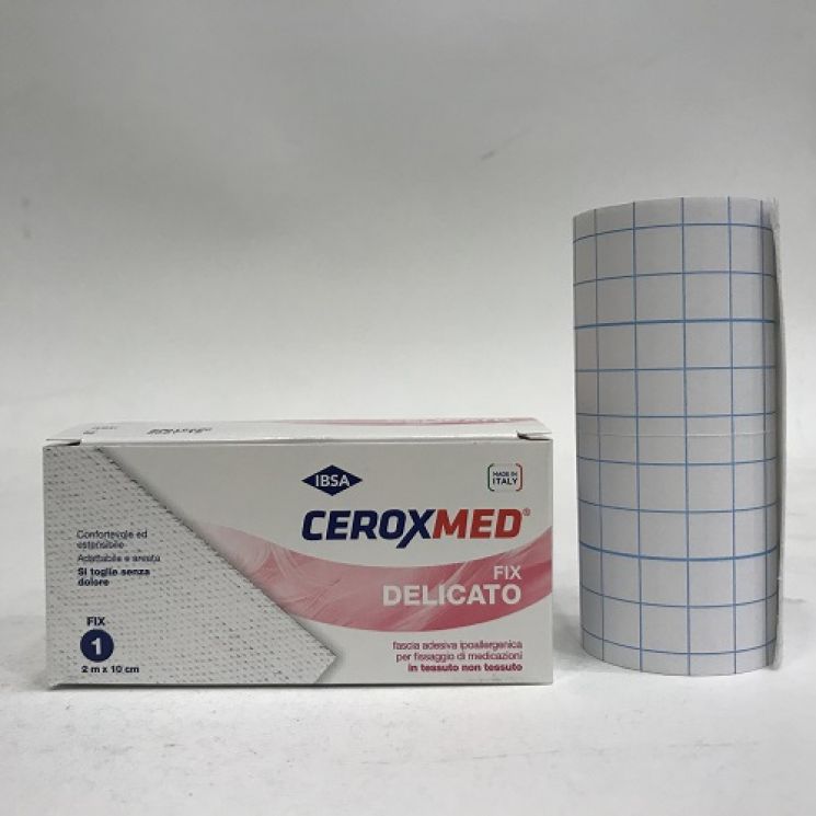 Ceroxmed Sensitive Fix Garza Adesiva per Medicazione 10cm x 2m