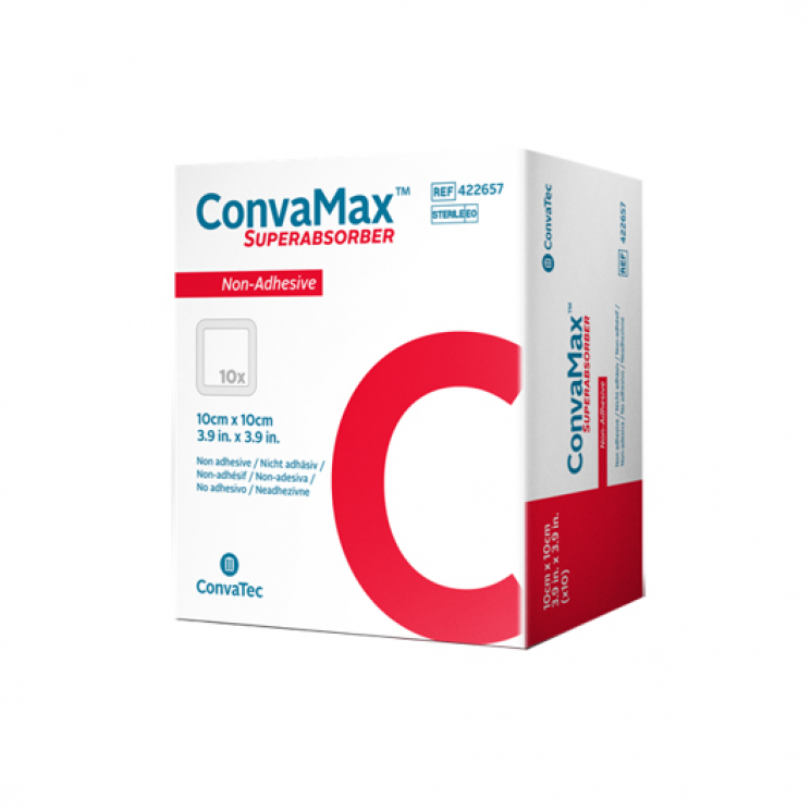 ConvaMax Superabsorber Non-Adhesive 10cm x 20cm 10 Pezzi
