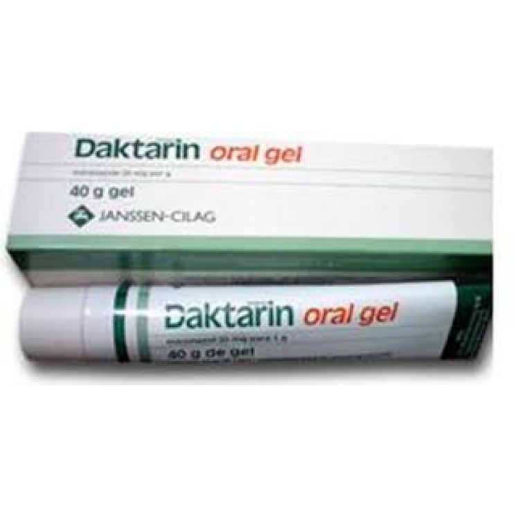 Daktarin Gel Orale 80 g 20 mg/g micosi bocca