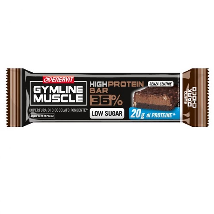 Enervit Gymline Protein 36% Dark Chocolate Barretta 55g