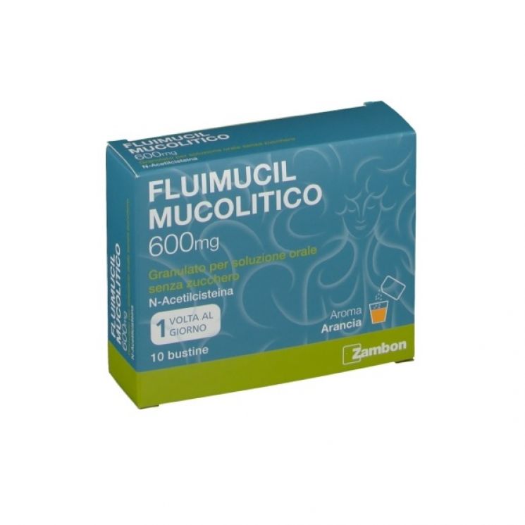 Fluimucil Mucolitico 600 mg 10 Bustine