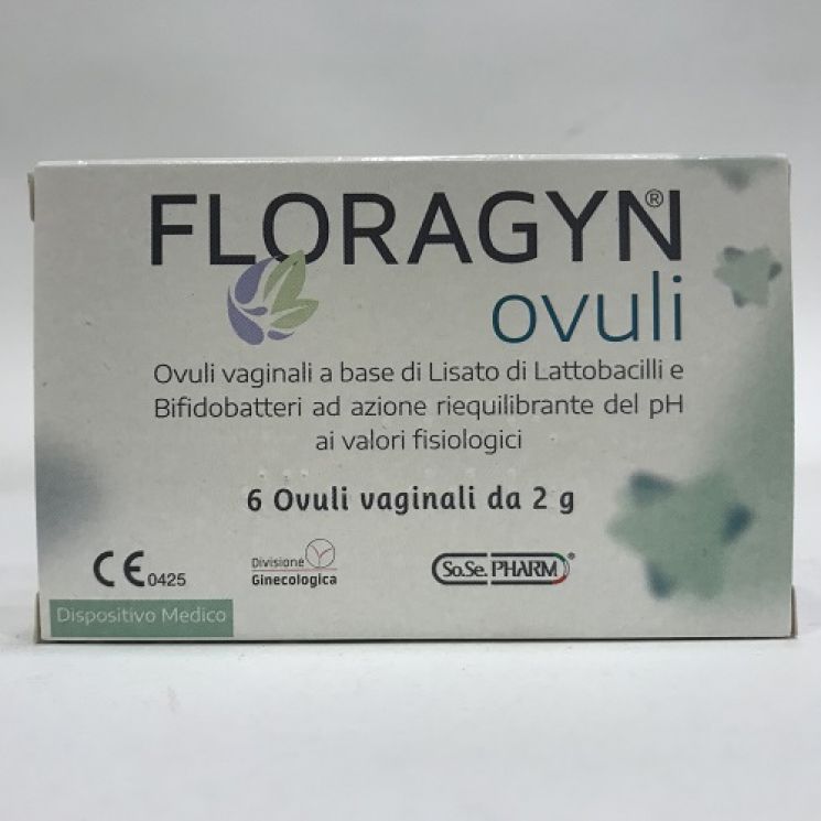 Floragyn Ovuli Vaginali 6 Pezzi