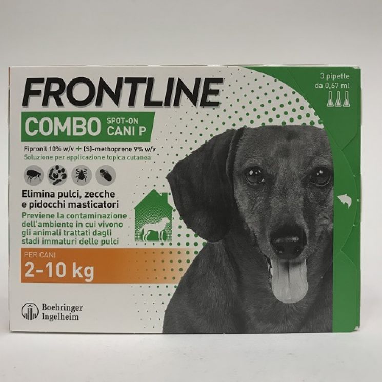 Frontline Combo Spot On Cani da 2 a 10kg 3 pipette