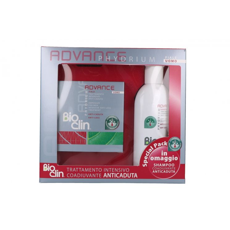 Phydrium Advance Trattamento Anticaduta Uomo 15 Fiale +1 Shampoo