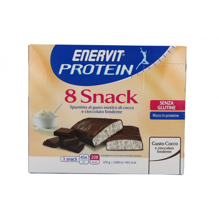Enervit Protein 8 Snack al cocco da 23g