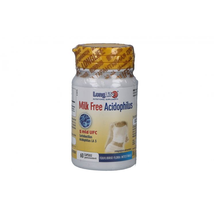 LongLife Milk Free Acidophilus 60 Capsule