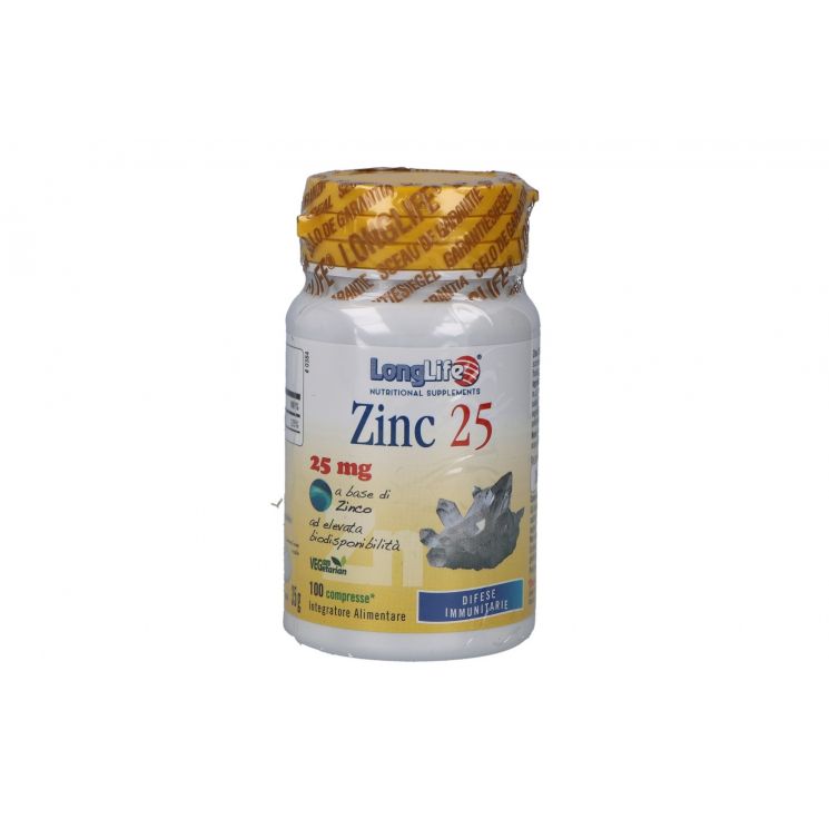 LongLife Zinc 25 100 Compresse 