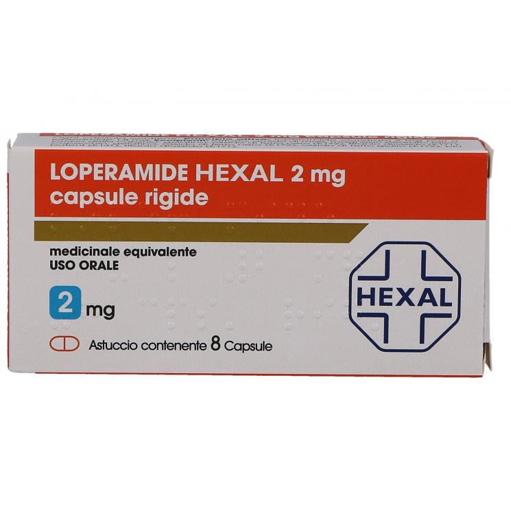 Loperamide Hexal 8 Capsule 2 mg