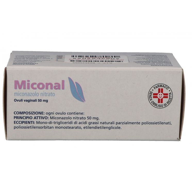Miconal 15 Ovuli vaginali 50mg Composizione