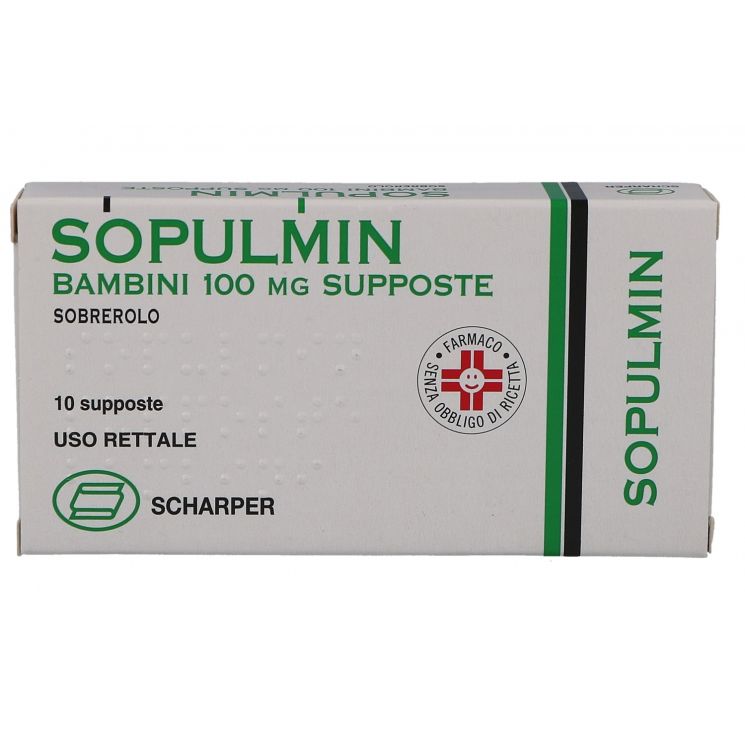 Sopulmin Bambini 10 Supposte 100 mg 