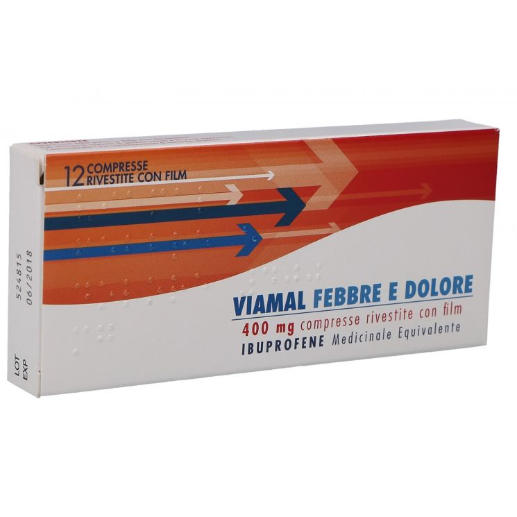 Viamal Febbre E Dolore 12 Compresse 400 mg - Farmacia di..