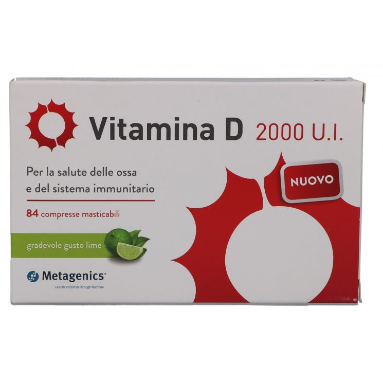 Vitamina D 2000 UI 84 compresse masticabili