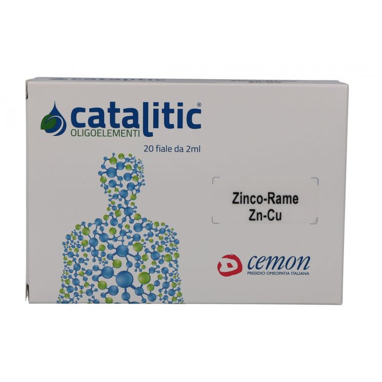 ZINCO RAME ZNCU 20AMPOLLE CATALIT