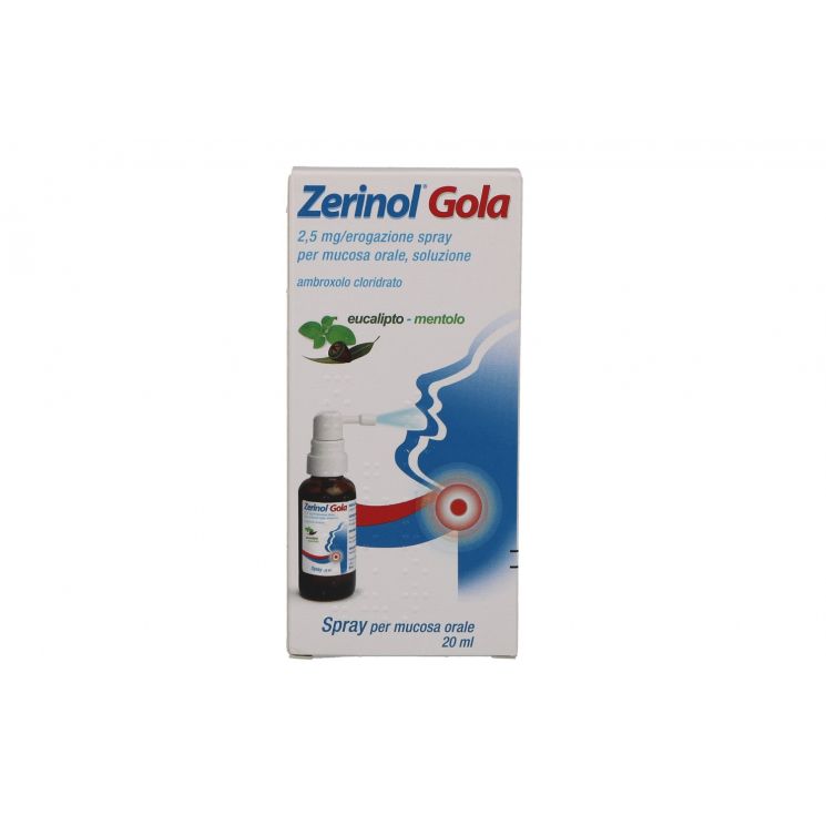 Zerinol Gola Spray Orale Flacone 20 ml 041239308