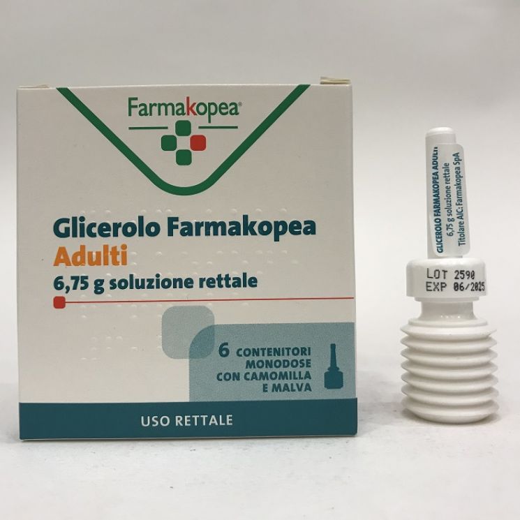 Glicerolo Farmakopea 6 Microclismi Adulti 6,75g