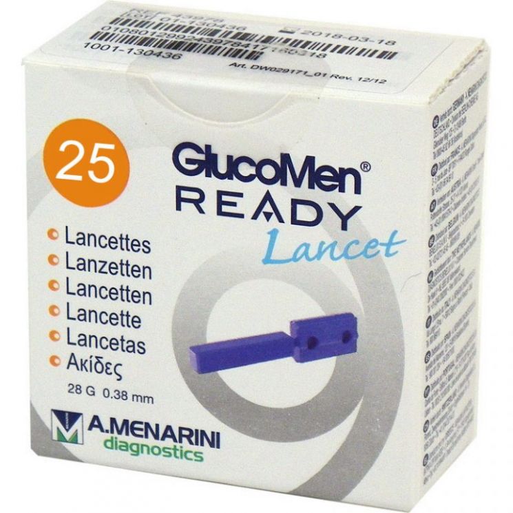 GlucoMen Ready Lancette 25 Pezzi