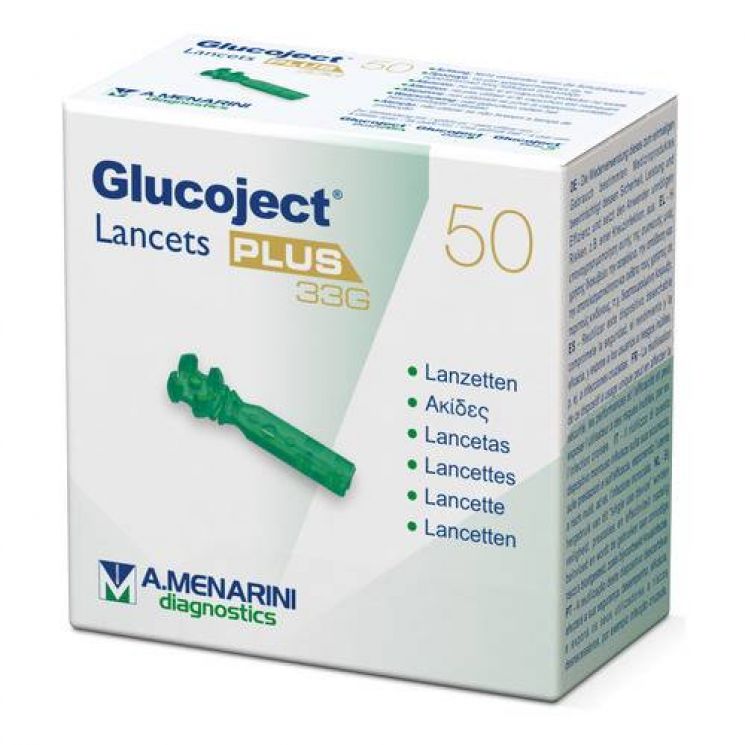 Glucoject Lancet Plus G33 50 Lancette 