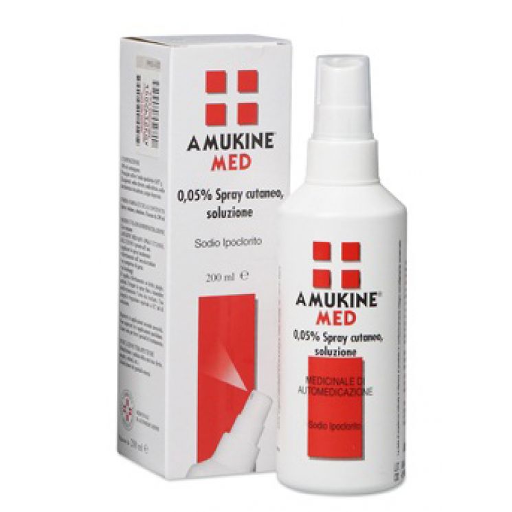 Amukine Med Spray Cutaneo 200 ml 0,05% 