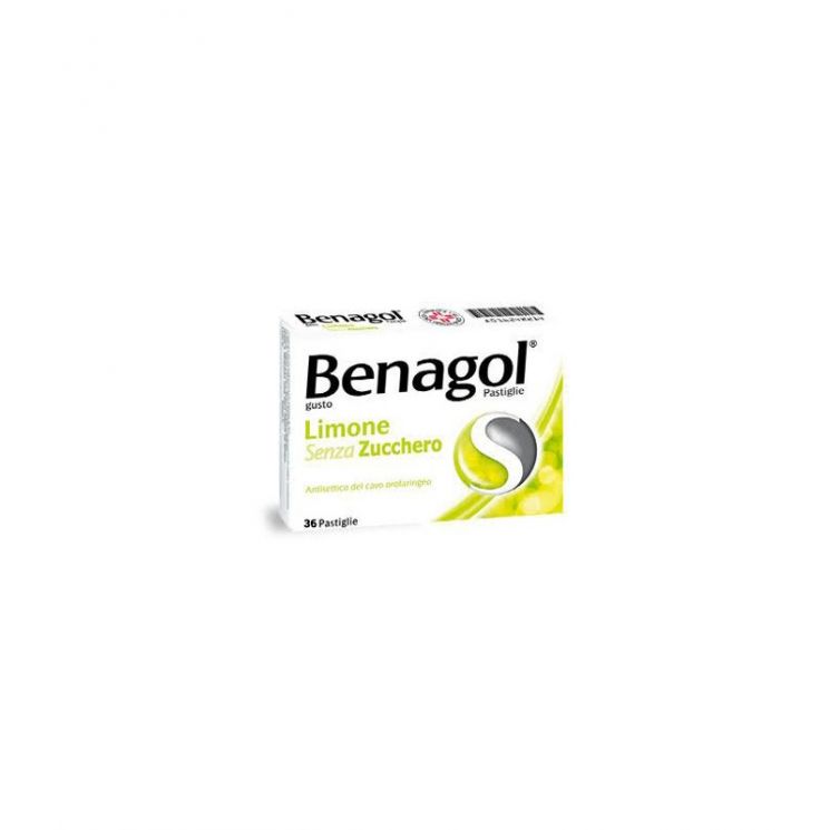 Benagol Limone senza zucchero 36 Pastiglie
