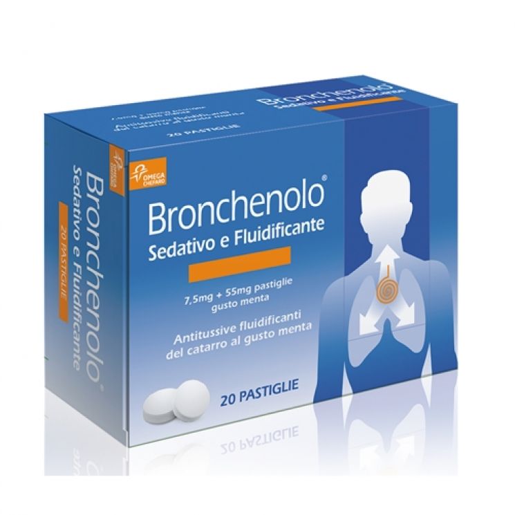 Bronchenolo Sedativo Fluidificante 20 Pastiglie 026564094