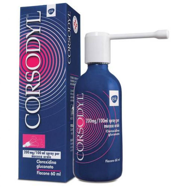 Corsodyl Spray 60 ml 200 mg/100 ml