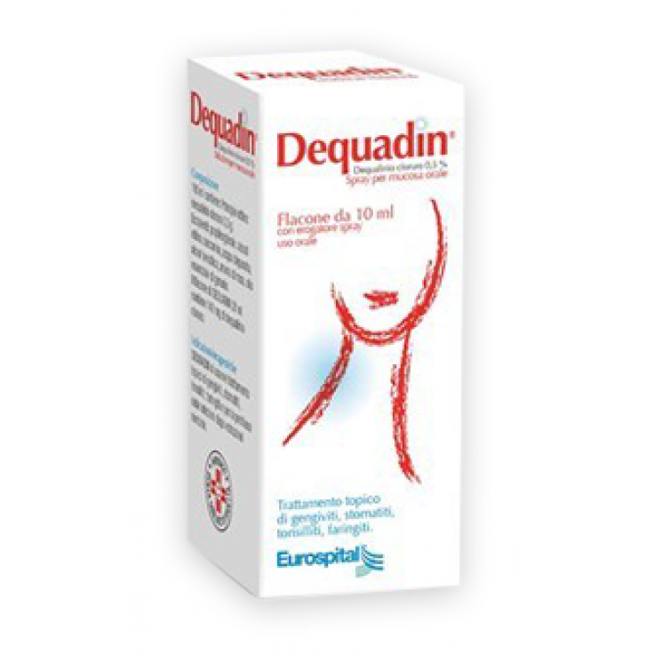 Dequadin Spray Per Mucosa Orale 10 ml 0,5% 012235038
