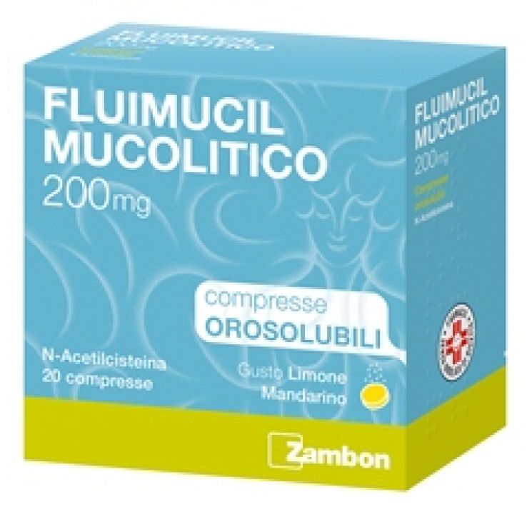 Fluimucil Mucolitico 20 Compresse Orosolubili 200 mg 
