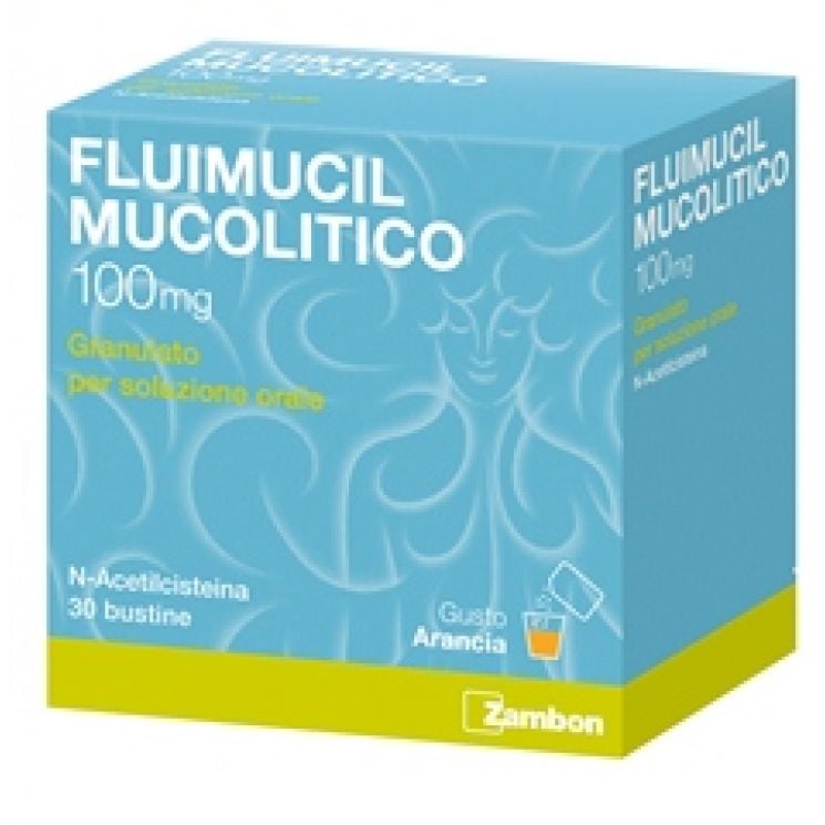 Fluimucil Mucolitico Granulato Orale 30 Bustine 100 mg