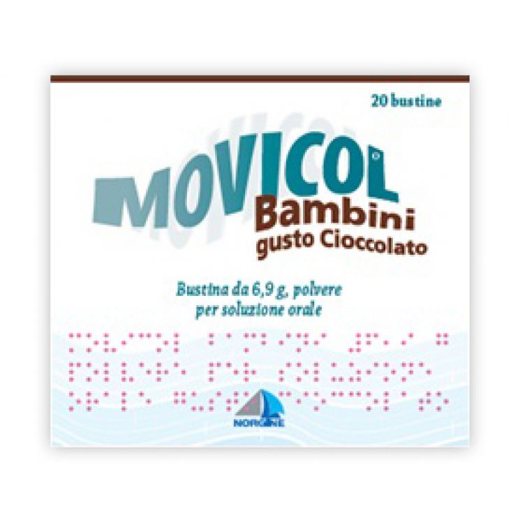 Movicol Cioccolato Bambini 20 Bustine 6,9g