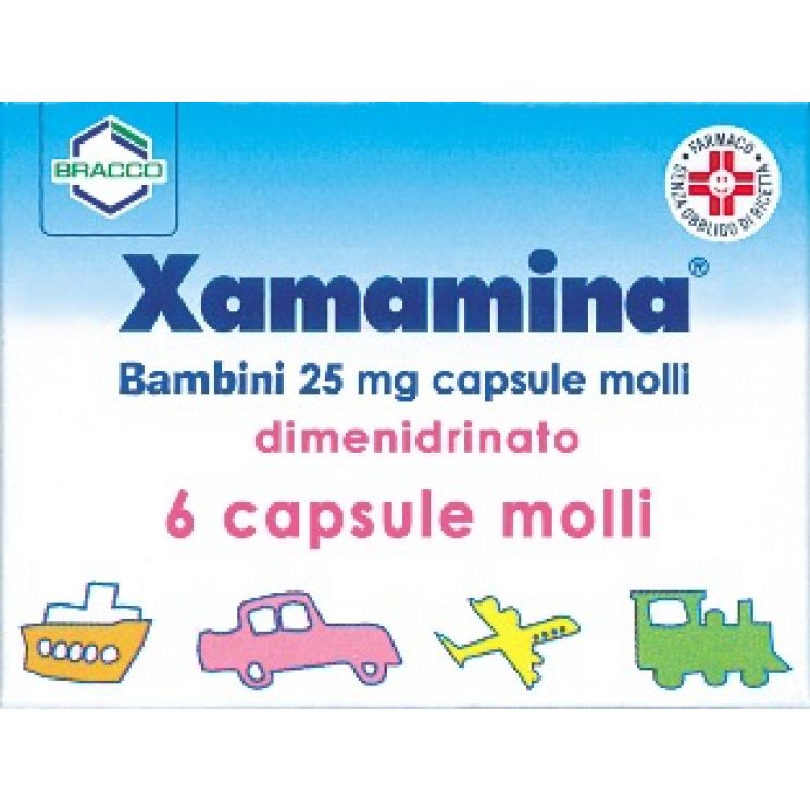 Xamamina 6 Capsule Bambini 25 mg 