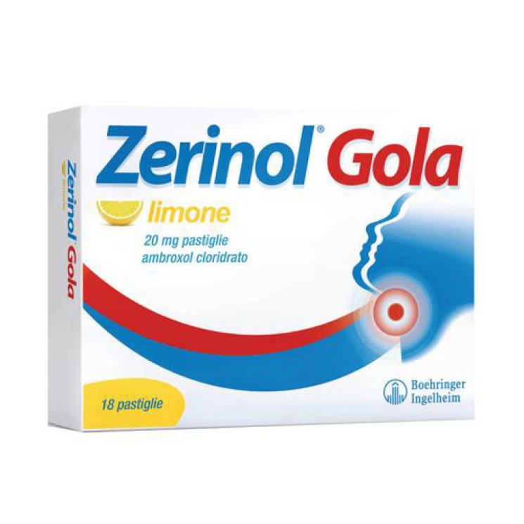 Zerinol Gola Limone 18 Pastiglie 20 mg