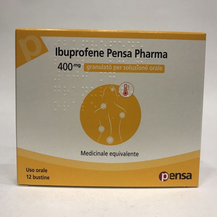 Ibuprofene Pensa 12 Bustine 400 mg