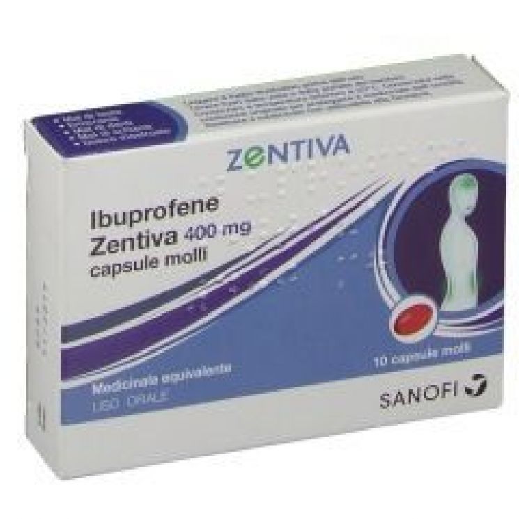 Ibuprofene Zentiva 10 Capsule molli 400mg