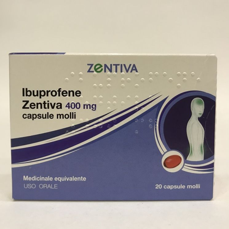 Ibuprofene Zentiva 20 Capsule molli 400mg