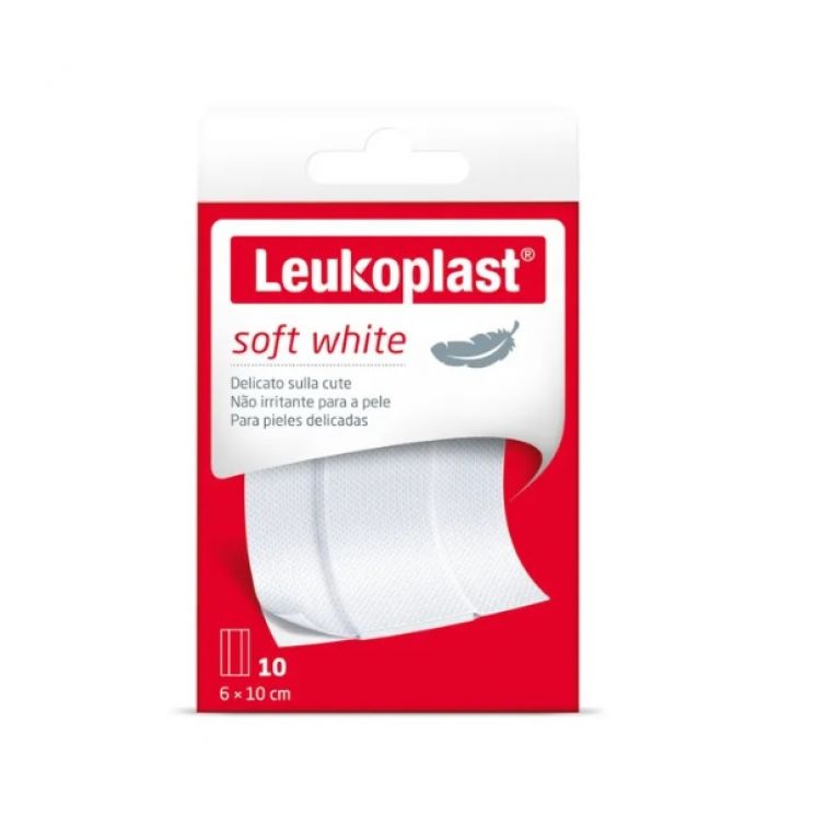 Leukoplast Cerotto Soft White 10cm x 6cm 10 pezzi
